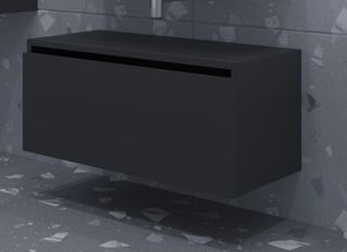 Ящик под столешницу Armadi Art Flat 80см антрацит глянец 897-080-A glossy