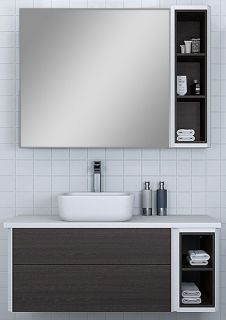 Модуль для зеркала Акватон Брук открытый дуб Феррара 1A200903BCDF0