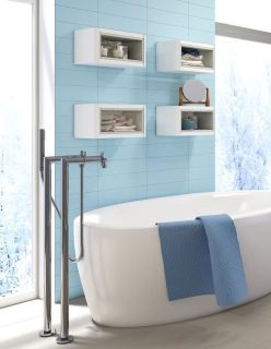 Модуль для шкафа Акватон Брук открытый дуб латте 1A202603BCDL0