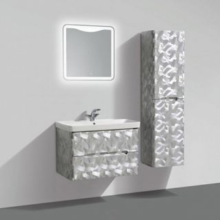 Шкаф BelBagno подвесной правосторонний 150x40см Metallo LUXURY/SOFT-1500-2A-SC-ME-RIGHT