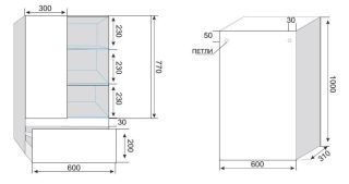 Подвесной шкаф Style Line Атлантика 100 СС-00002225