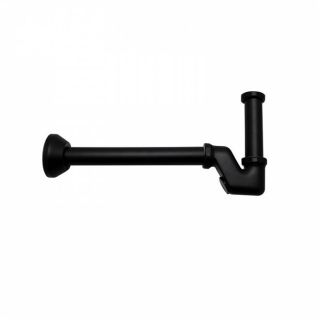 Сифон для раковины Kerama Marazzi Ole 212KM.01.093 с декоративной накладкой чёрный матовый