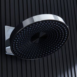 Душевой комплект Black&White Gravity 9025NC с термостатом хром