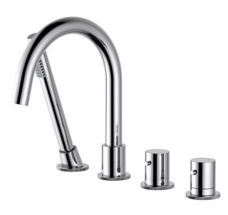 Смеситель на борт ванны Timo Saona 2330/00Y с термостатом хром