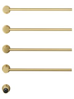 Полотенцесушитель электрический встраиваемый Wonzon & Woghand Hamburg WW-AL314-BG 46x72 см с внутренней частью брашированное золото