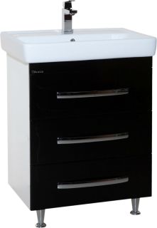 Тумба под раковину Bellezza Рокко 50см черный 00000010148