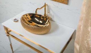 Консоль Armadi Art Vogue 100см золото 890-G