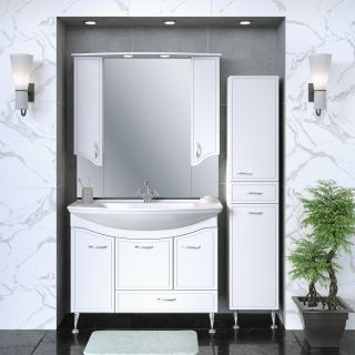 Тумба под раковину Runo  (под умывальник Стиль 105) Севилья 105 (00000000598)