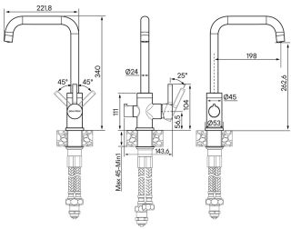 Смеситель для кухни Paulmark Logas Lo213021-331 белый