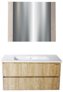 Зеркало Bellezza Лоренцо 100см дуб светлый 00000011722