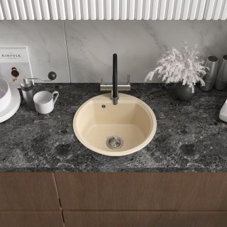 Мойка кухонная Reflexion Optima 52-SD RX0844BE песочный