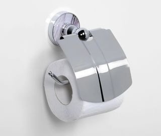 WasserKRAFT Держатель туалетной бумаги с крышкой K-8525