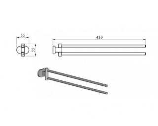 Набор для ванной Ravak SET CHROME 70508025