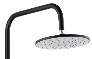 Душевая система Agger A0293544 смеситель с изливом, черный