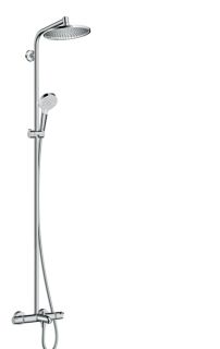 Душевая стойка Hansgrohe Crometta S 240 1jet Showerpipe 27320000 с термостатом