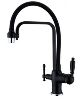 Смеситель для кухни ZORG Sanitary ZR 342-6 YF BLACK