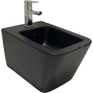 Биде CeramaLux NS5370MB подвесное черное