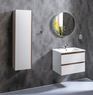 Пенал Armadi Art Capolda 120см белый + ручка дерево 849-120-WW