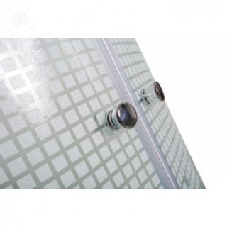 Душевая кабина Deto  L 980 N с гидромассажем  80х80х200 см