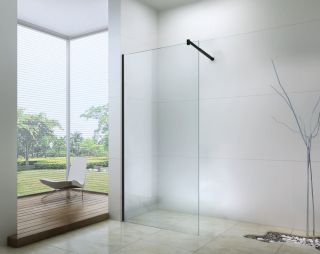 Душевая перегородка Berges Sky Black 80см чёрный матовый 064008