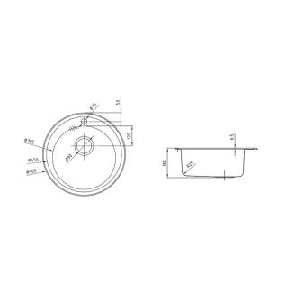 Мойка кухонная IDDIS Suno сатин SUN50S0i77