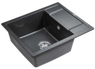 Мойка кухонная Paulmark Flugen PM216050-BLM чёрный металлик
