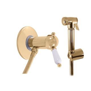Гигиенический душ со смесителем Rav Slezak Labe L547/1Z золото