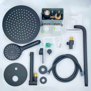 Душевой комплект ALMAes Ruver TVZ-8830 чёрный