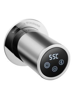 Полотенцесушитель электрический встраиваемый Wonzon & Woghand Hamburg WW-AL314-CR 46x72 см с внутренней частью хром