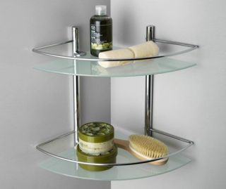 Wasserkraft K-3122 Полка стеклянная двойная угловая