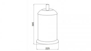 Ведро Boheme Murano Crystal бронза 10907-CRST-BR