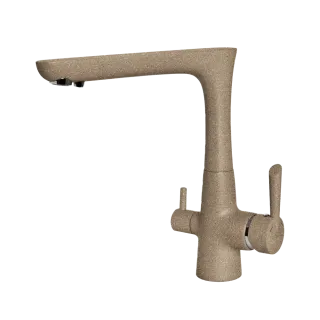 Смеситель для кухни GranFest 3223 песочный