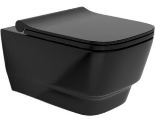 Крышка-сиденье Boheme 975-B soft-close чёрный матовый