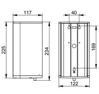 Дозатор для жидкого мыла Keuco Plan 14956070637 хром
