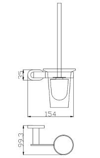Полотенцедержатель Rav Slezak Yukon YUA0701/50CMATZ Черный матовый Золото