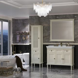 Шкаф-колонна Opadiris Кантара 46 L 00-00004342 Слоновая кость