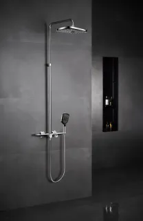 Душевая стойка Milleau TIRA MLHA223PDD-CR хром глянец