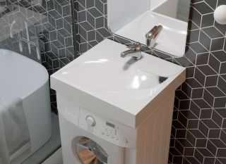 Раковина над стиральной машиной Madera List 60см белый 4627173210546