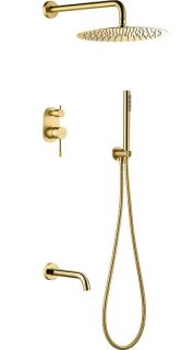 Душевая система Boheme Uno 464-2-G золото