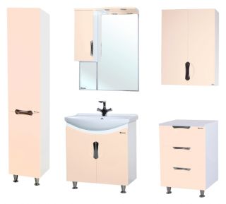 Тумба под раковину Bellezza Лагуна 65см бежевый 00000001374