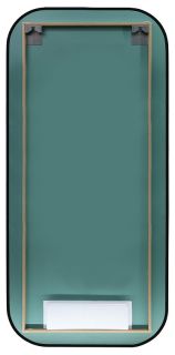 Зеркало с подсветкой Continent Torry ЗЛП1531 с бесконтактным сенсором 60x100см чёрный