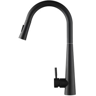 Смеситель для кухни Orange Steel M99-007b Черный матовый