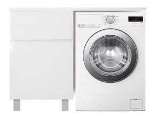 Напольная тумба с раковиной Эстет Dallas Luxe ФР-00009681 Л 150см два ящика белый