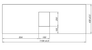 Столешница под раковину Allen Brau Priority 100 1.31011.G Графит
