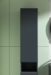 Шкаф пенал Allen Brau Infinity 35 L 1.21010.AM подвесной Антрацит матовый