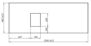 Столешница под раковину Allen Brau Infinity 120 L 1.21015.B Бежевая