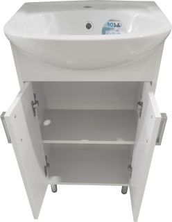 Тумба под раковину Corozo Колор 50см белый/красный SD-00000696