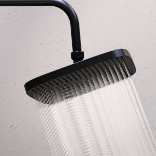 Душевая стойка Damixa Gala 953810300 с термостатом Черная матовая