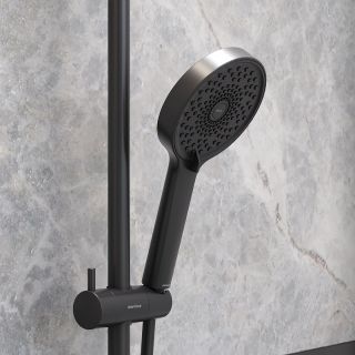 Душевая стойка Damixa Apollo 947730300 Черная матовая