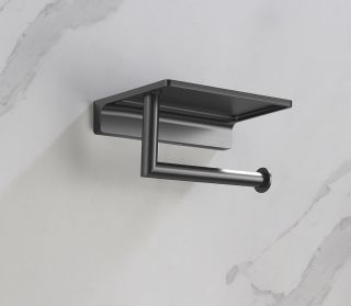 Держатель туалетной бумаги Timo Saona 13043/18 Черное золото